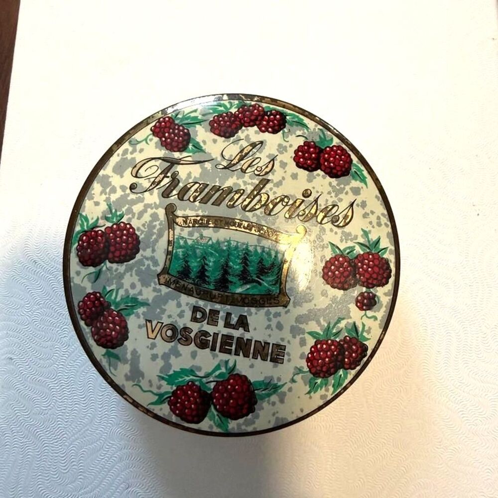 Les Framboises De La Vosgienne Vintage Tin